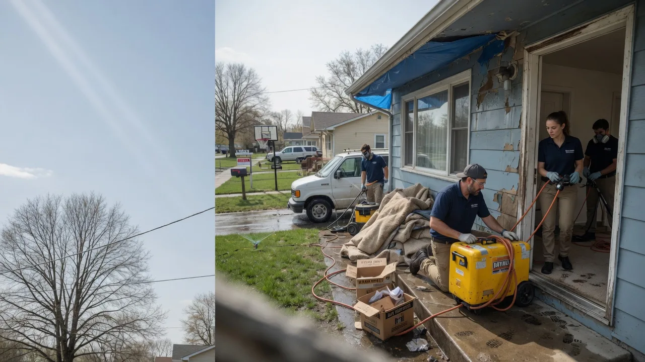 Basement Flood Cleanup in Merriam, KS near me